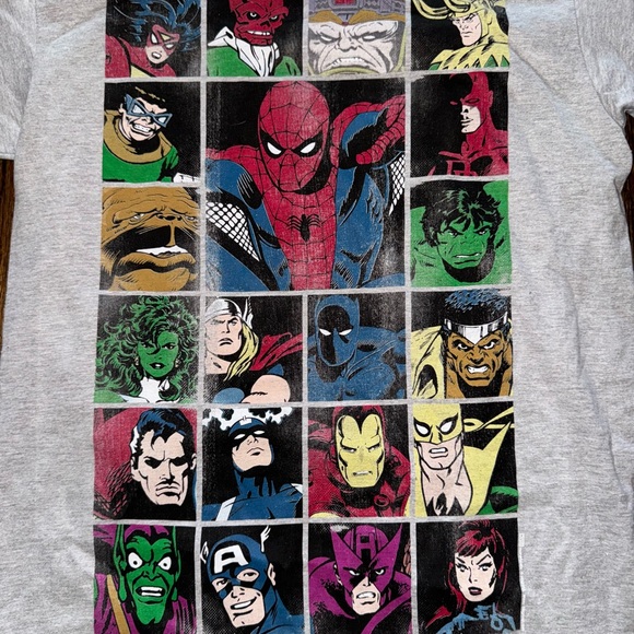Vintage Marvel Legends Weathered Screen-print Tee: Heroes and Villains: Stan Lee - Picture 2 of 3